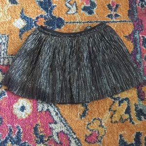 Cat and Jack black and silver skirt